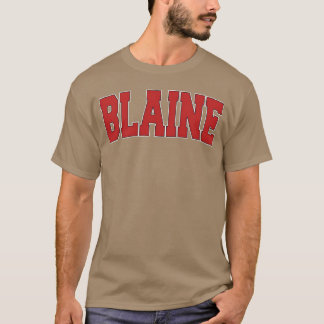 T-shirt Blaine Wa Washington Style Varsity Étas-Unis Sport