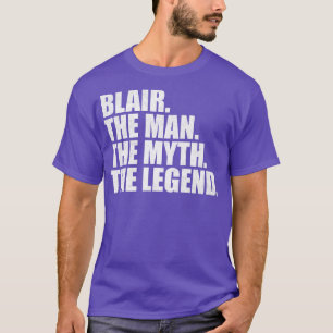 T-shirt Blair Nom de famille Blair nom de famille Blair no