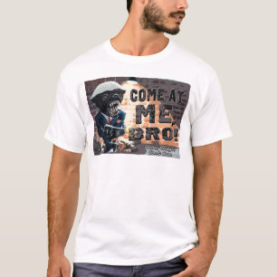 T-shirt Blaireau de miel avec la mitrailleuse