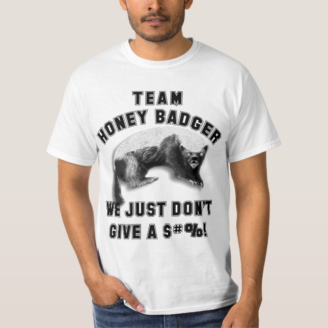T-shirt Blaireau de miel d'équipe (Devant)