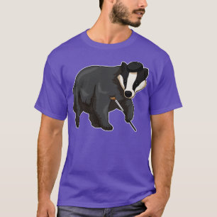 T-shirt Blaireau de miel Peinture pinceau