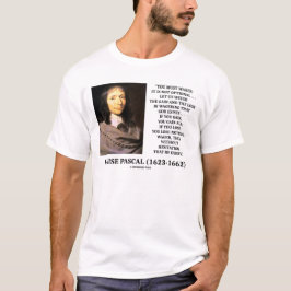 T-shirt Blaise Pascal Gain Loss Wagering God Existe Citati