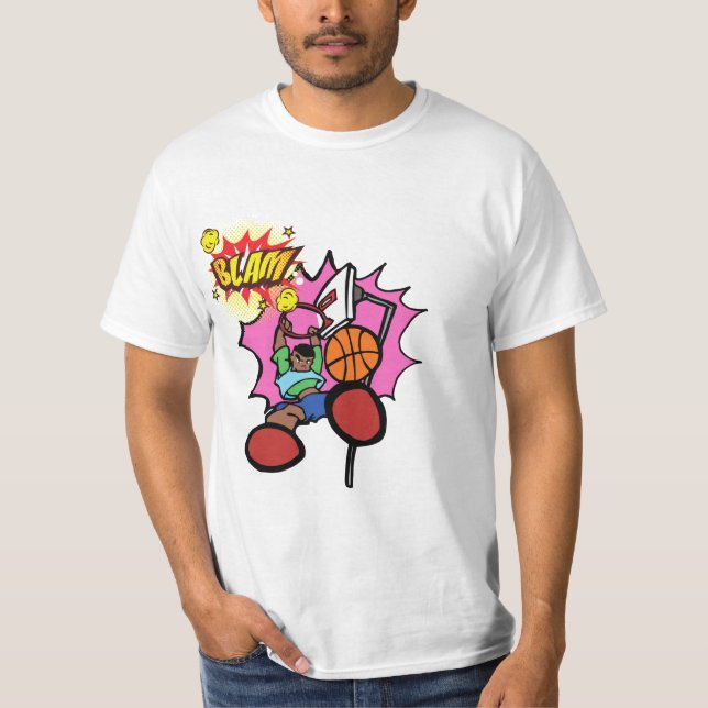 T-shirt Blam Basketball Dunker (Devant)