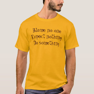 T-shirt Blâme personne