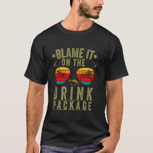 T-shirt Blâmez-le sur le paquet Cruise Cruise Cruise Cruis