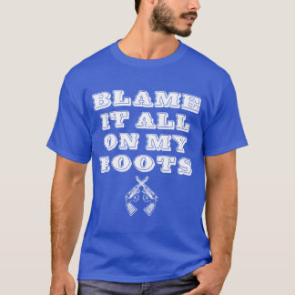 T-shirt Blâmez Tout Sur Mes Racines Citation De Drôle De M