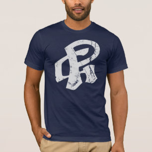 T-shirt Blanc affligé par PAGE