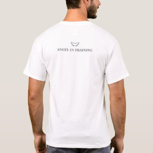 T-shirt blanc 'Ange en formation'