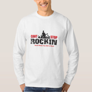 T-shirt Blanc - arrêt biseauté Rockin