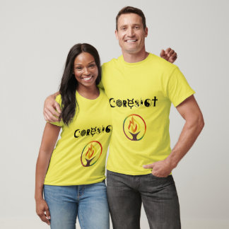 T-shirt blanc avec logo UUCF et CORESIST