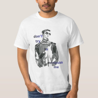 t-shirt blanc avec un garçon ne tente pas de me ma