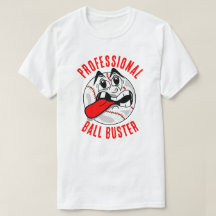 T-shirt blanc Buster Professional Ball