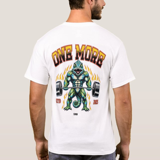 T-shirt Blanc Cameleon (Dos)