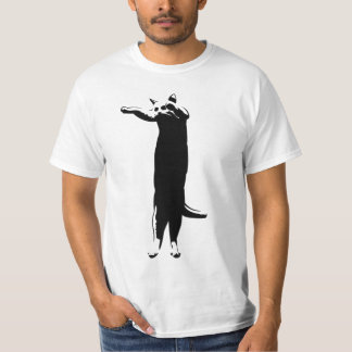 T-shirt Blanc de black'n de Longcat