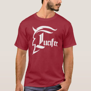 T-shirt Blanc de chemise de Lucifer