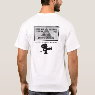 T-shirt blanc de l'école MOPIC de la Marine