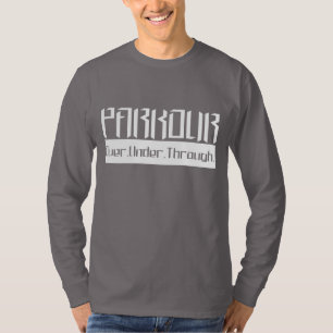 T-shirt Blanc de Parkour O.U.T