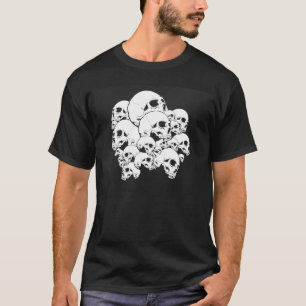 T-shirt blanc de skullz