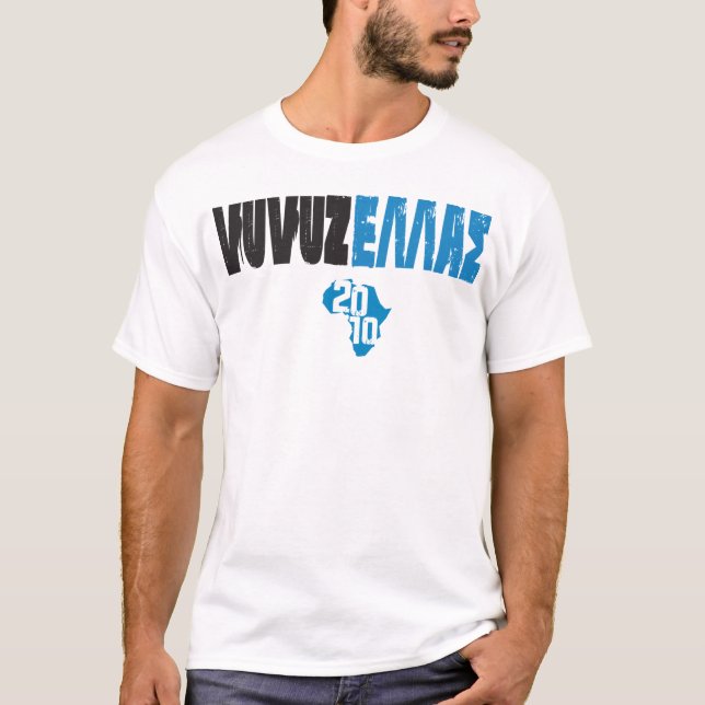 T-shirt Blanc de VUVUZELLAS (Devant)