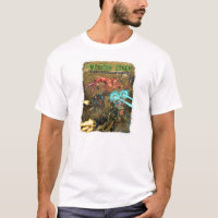 T-shirt blanc d'époque de mutant