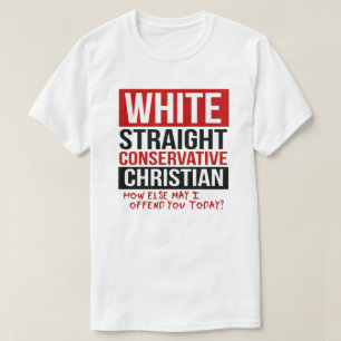 T-SHIRT BLANC DROIT CONSERVATEUR CHRISTIEN