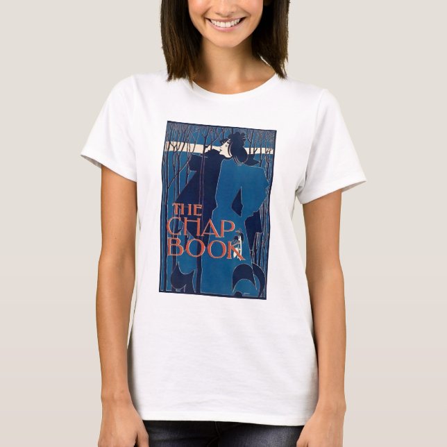 T-shirt Blanc du livre W de gerçure (Devant)