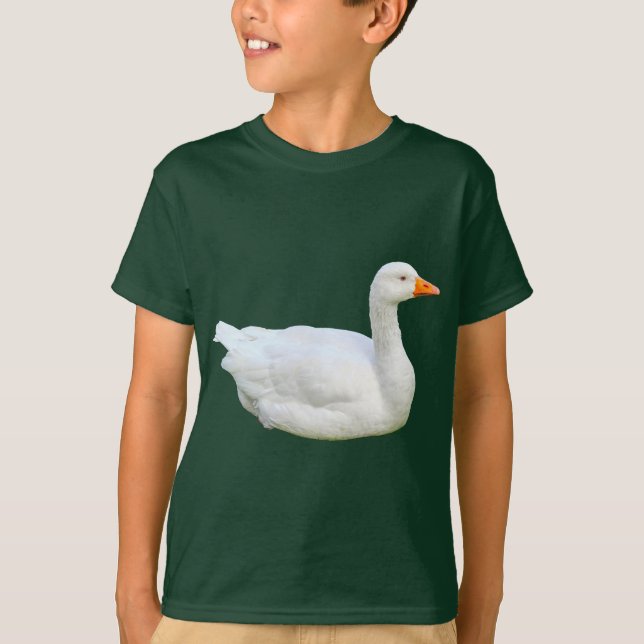 T-shirt blanc Emden Goose (Devant)
