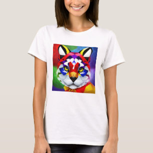 T-shirt blanc femmes Alexander's Cat