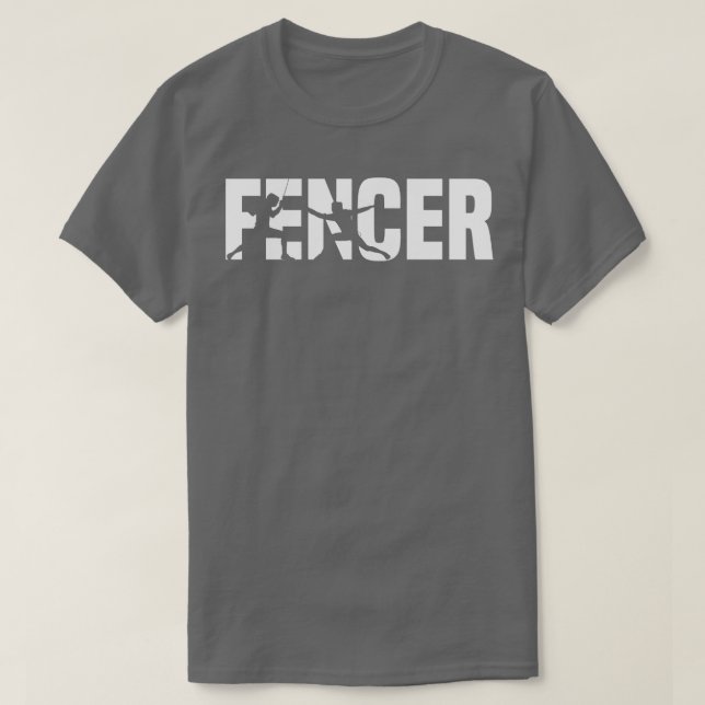 T-shirt Blanc Fencer (Design devant)