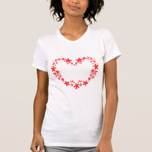 T-shirt blanc Heureuse Sainte-Valentin