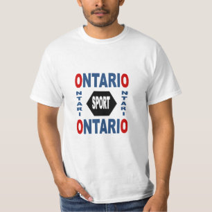 T-shirt blanc homme ONTARIO SPORT