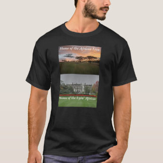 T-shirt blanc-house, Serengeti, Sunset_Mbalageti, o à la