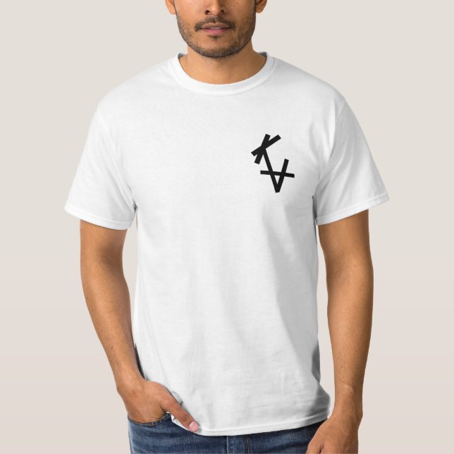 T-shirt blanc KA (Vorderseite)