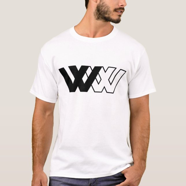 T-shirt Blanc large (Devant)
