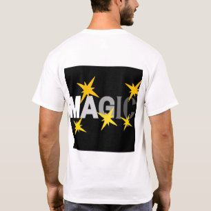 T-shirt blanc Magic Stars DESSINS Z