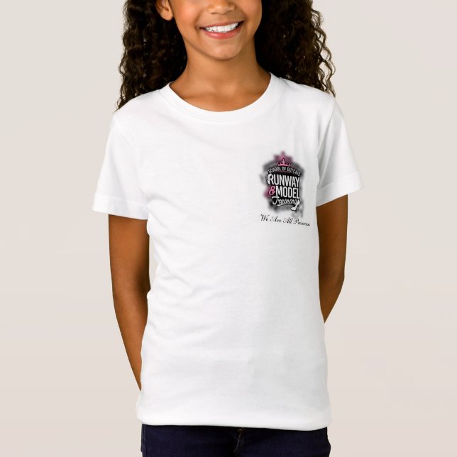 T-Shirt (blanc), modèle de formation de l'école de (Devant)