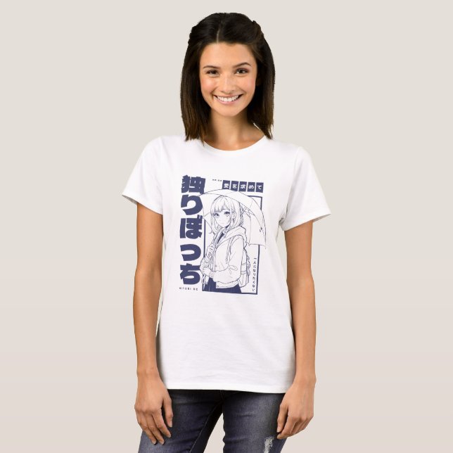 T-shirt blanc pour femmes (Devant entier)