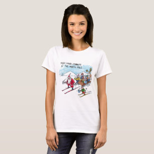 T-shirt blanc pour femmes du pôle Nord