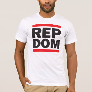 T-shirt blanc Rep Dom Mens