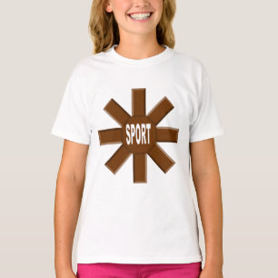 T-shirt blanc SOLEIL CHOCOLAT
