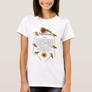 T-shirt blanc spécial tournesol