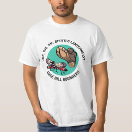 T-shirt Blanc tacheté de lanternfly