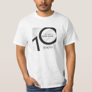 T-shirt Blancs 70 Anniversaire de la Décennie