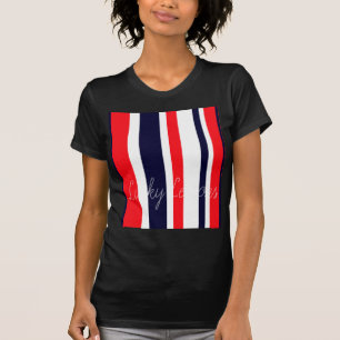 T-shirt Blancs, Bleus Et Rouges