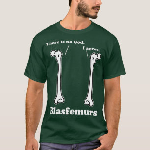 T-shirt Blasfemurs Grammar Pun Punny Biologie Drôle Cadeau