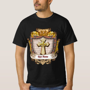 T-shirt Blason de Famille Aurum Nom de Famille