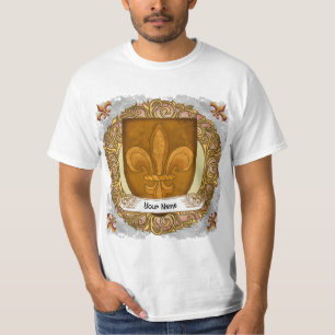 T-shirt Blason De Famille Fleur De Lis Nom De Famille