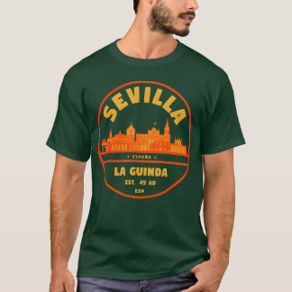 T-shirt Blason de la ville de Séville rétro