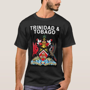 T-shirt Blason de Trinité-et-Tobago Drapeau de Trinité-et