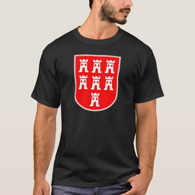 T-shirt Blason des Saxons de Transylvanie (Devant)